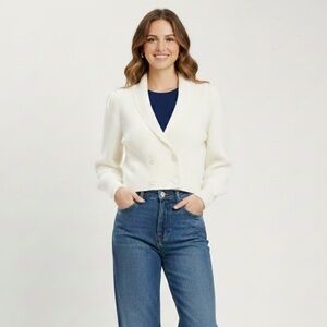 Elegant Cream Women's Sweater